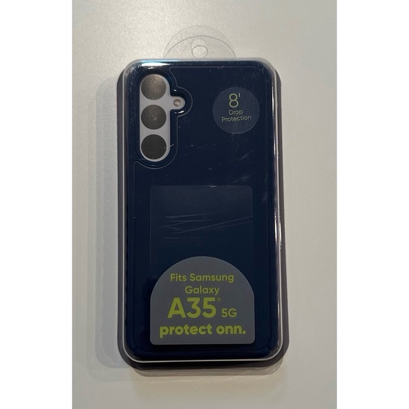 protect onn. Samsung Galaxy A35 5G Blue Protective Gel Case NEW/SEALED IN BOX - Picture 1 of 2